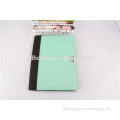 new design candy color pu leather 2016 durable high quality notebook with metal zipper